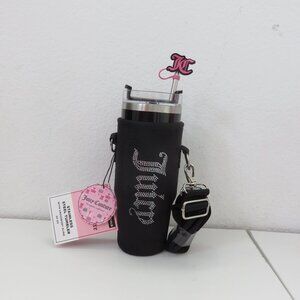 Juicy Couture 40oz Stainless Steel Tumbler Hot/Cold with Crossbody Pouch